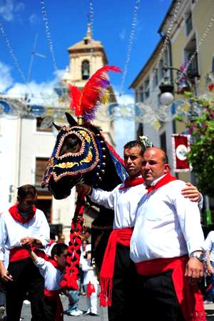 Running of the wine horses, Caravaca de la Cruz